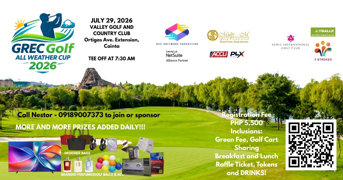 GREC Golf All Weather Cup 2026 poster